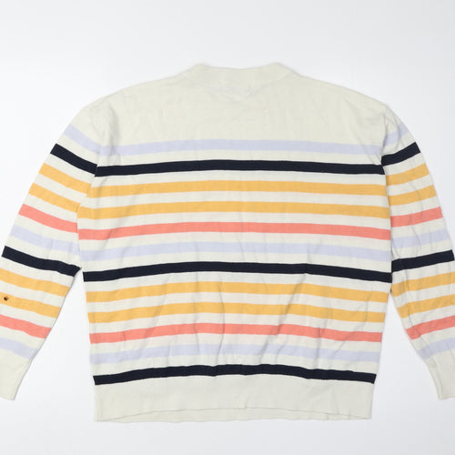 Marks and Spencer Women's Multicoloured Striped Jumper M