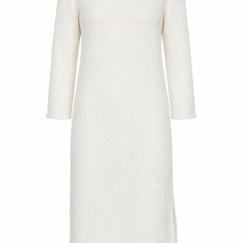 Marks and Spencer Women's Ivory Midi Jumper Dress M