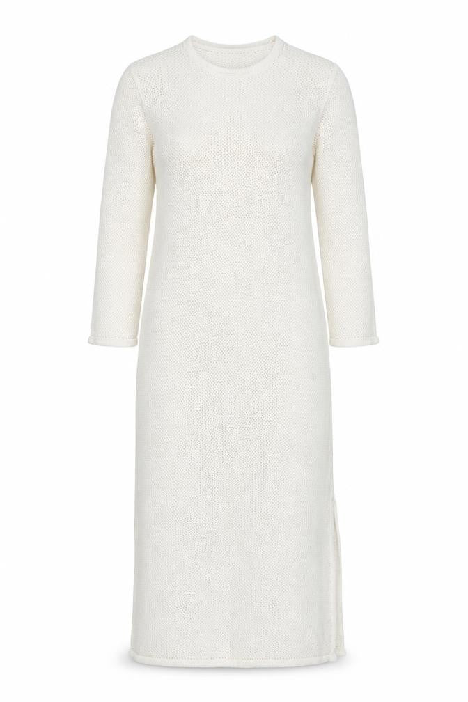 Marks and Spencer Women's Ivory Midi Jumper Dress M