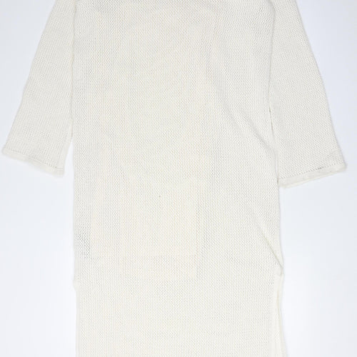 Marks and Spencer Women's Ivory Midi Jumper Dress M
