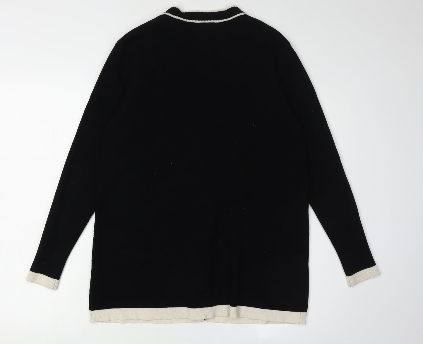 Zara Women's Black Cardigan, Size S, Button Accents