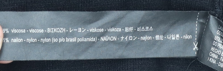 Zara Women's Black Cardigan, Size S, Button Accents