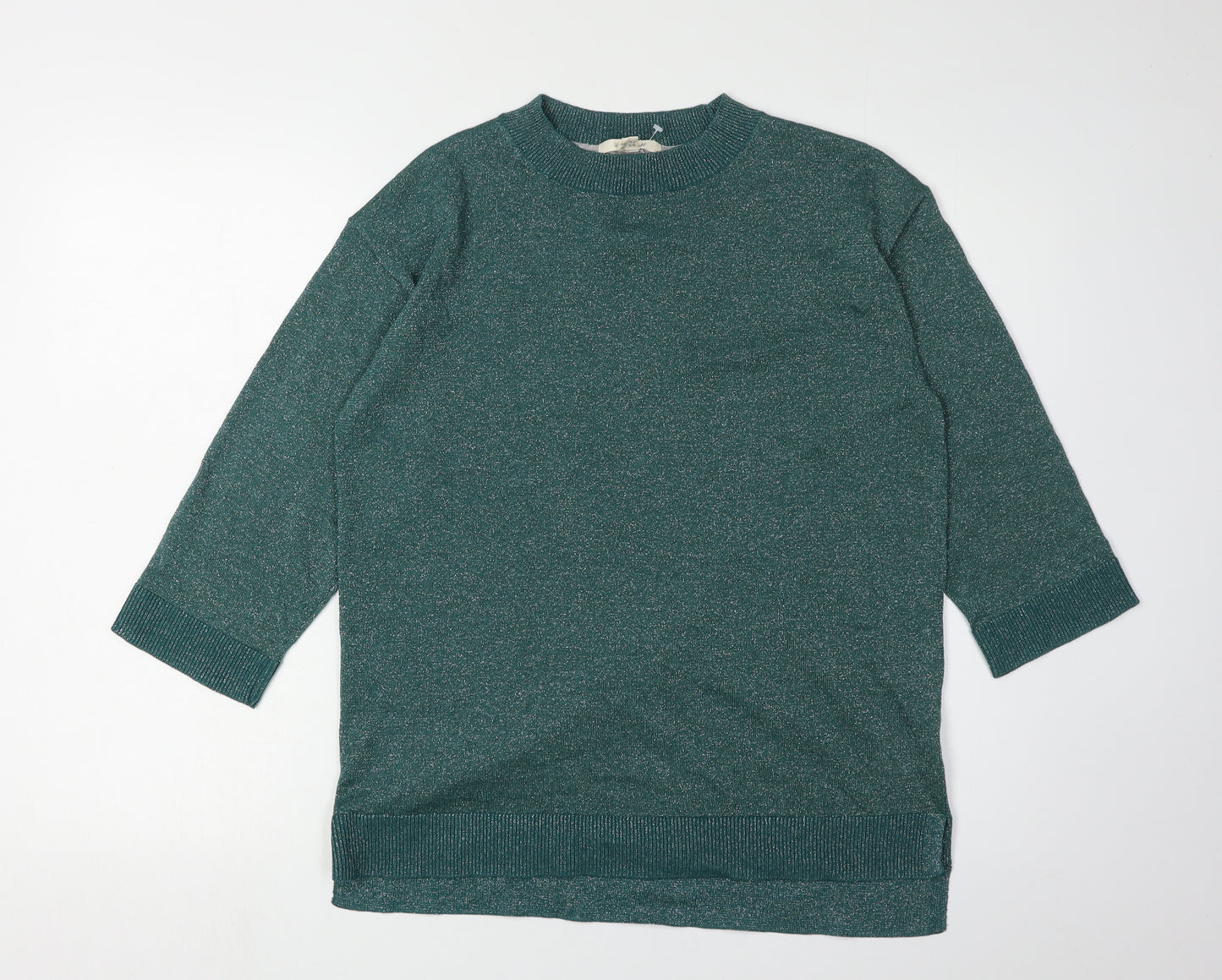 White Stuff Women's Green Crew Neck Jumper, Size 10