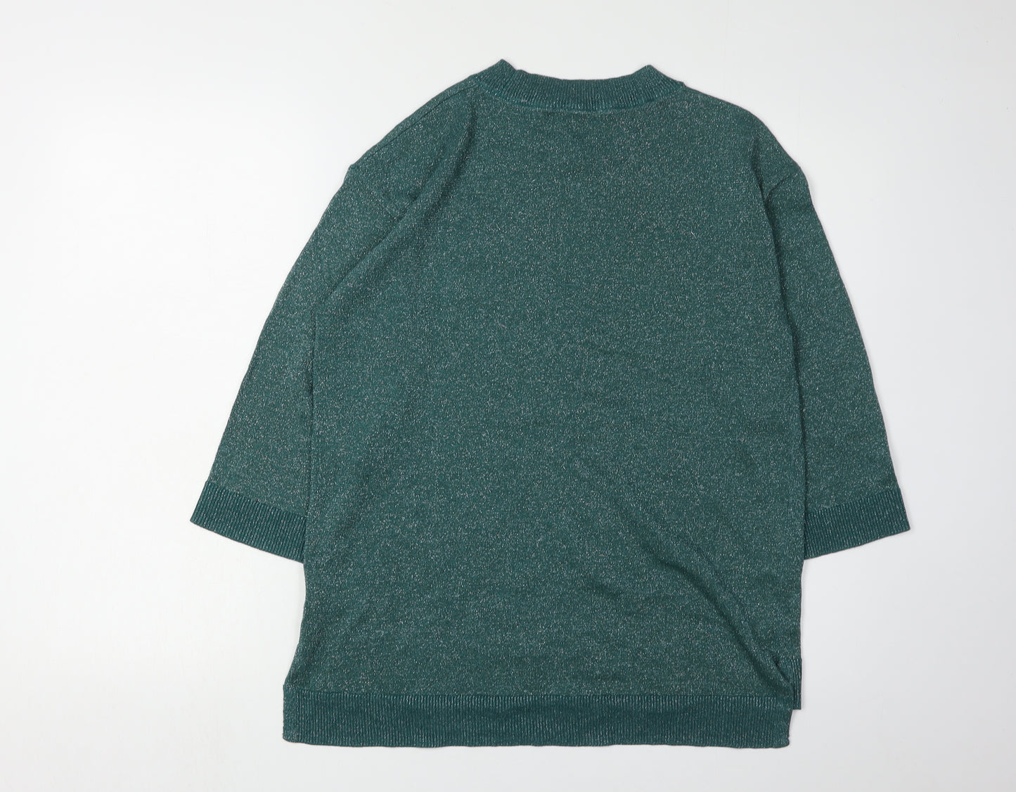 White Stuff Women's Green Crew Neck Jumper, Size 10