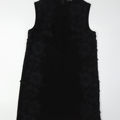 Topshop Women's Black Sleeveless Dress Size 12