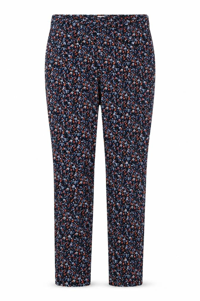 Front view of Gap Women's Multicoloured Floral Slim Trousers, size 6