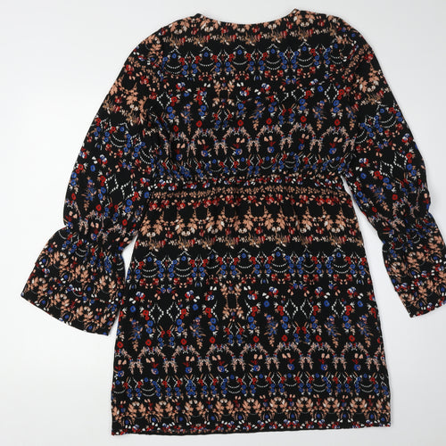 Vero Moda Women's Multicoloured Bell Sleeve Dress M