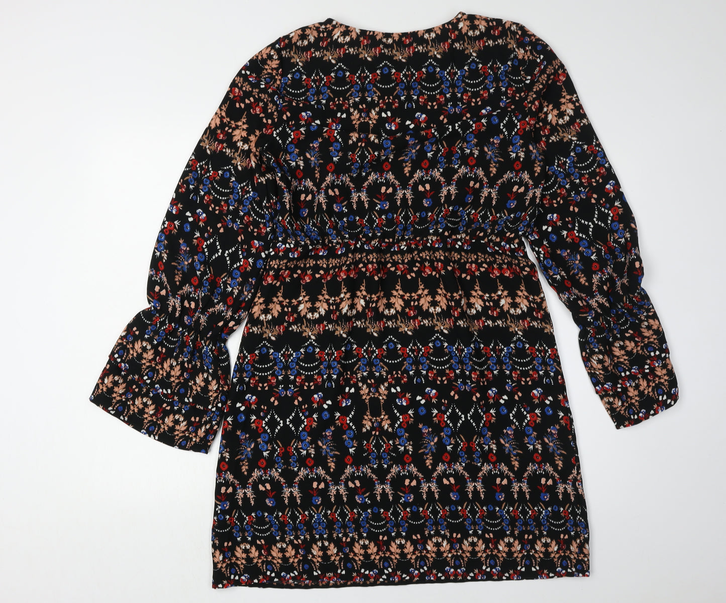 Vero Moda Women's Multicoloured Bell Sleeve Dress M