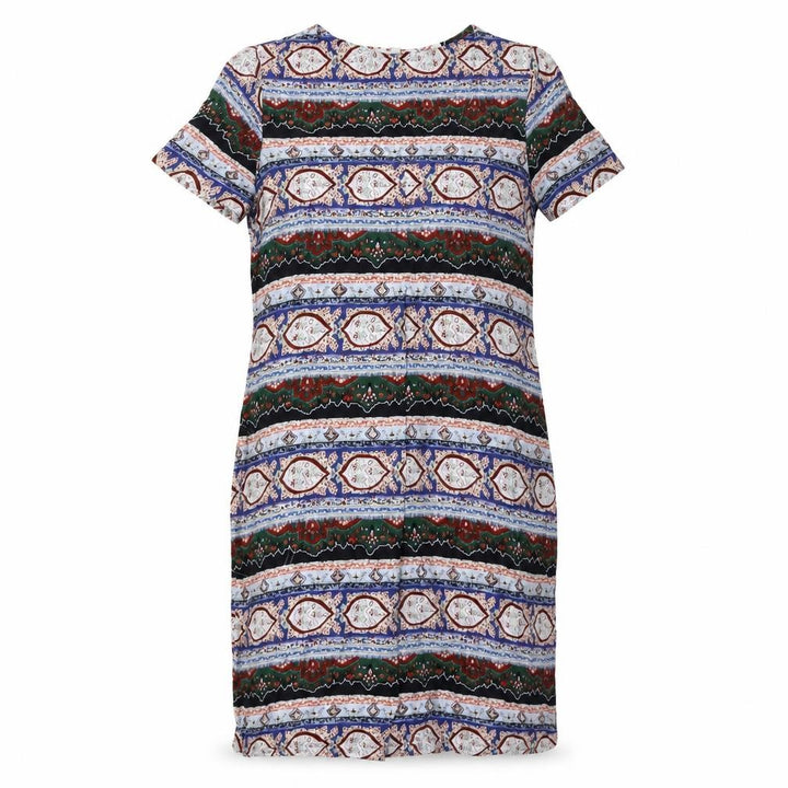 FatFace Women's Multicoloured Geometric Shift Dress
