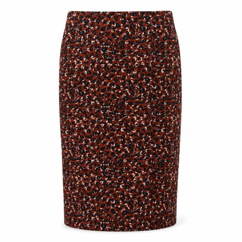 Front view of Next Women's Multicoloured Animal Print Skirt, size 8