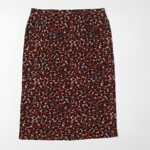 Next Women's Multicoloured Animal Print Skirt Size 8