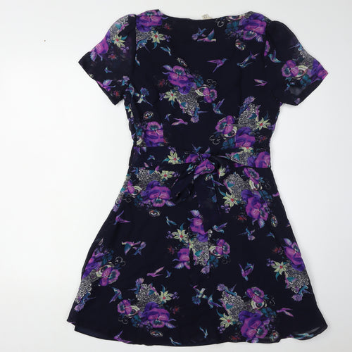 Yumi Women's Multicoloured Floral A-Line Dress, Size 12