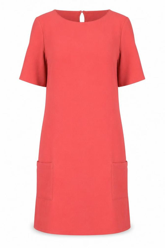Front view of New Look Pink Women's Shift Dress -, size 10