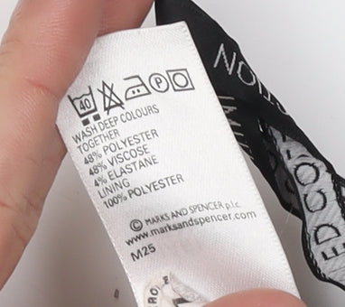 Marks and Spencer Women's Black Pencil Skirt Size 8