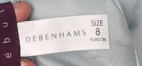 Debenhams Women’s Blue Long Pencil Skirt, Size 8