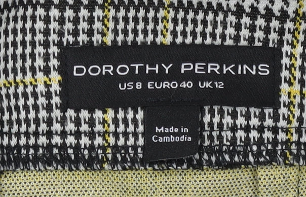 Dorothy Perkins Women's Check Pencil Skirt Size 12