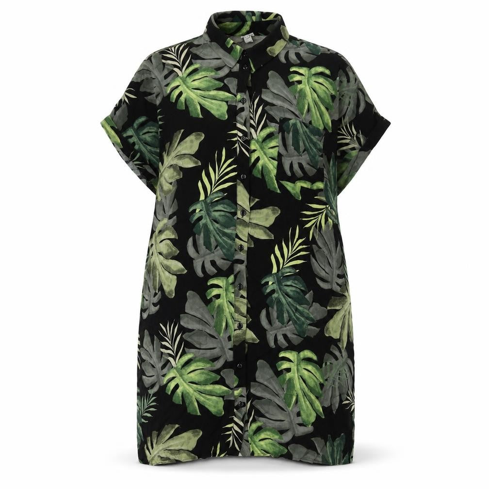 Front view of River Island Women's Multicoloured Tropical Tunic