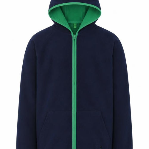 United Colors of Benetton Boys Blue Full Zip Hoodie 2XL