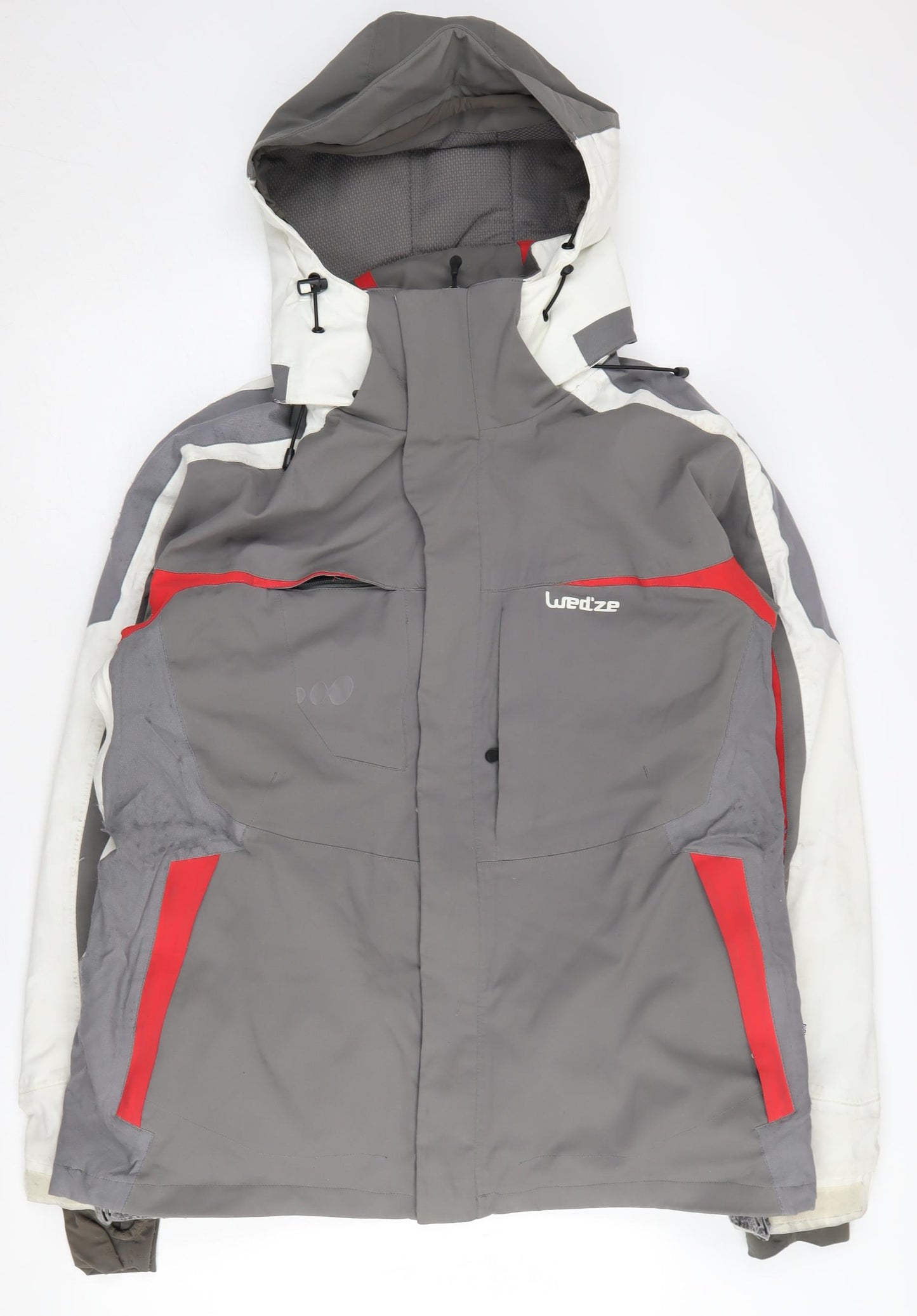 Wedze Men's Grey Ski Jacket L - Waterproof & Hooded