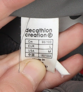 Wedze Men's Grey Ski Jacket L - Waterproof & Hooded
