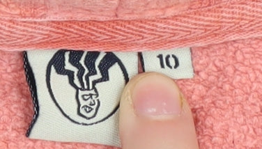 Fat Face Women's Pink Cotton Hoodie, Size 12, Relaxed Fit