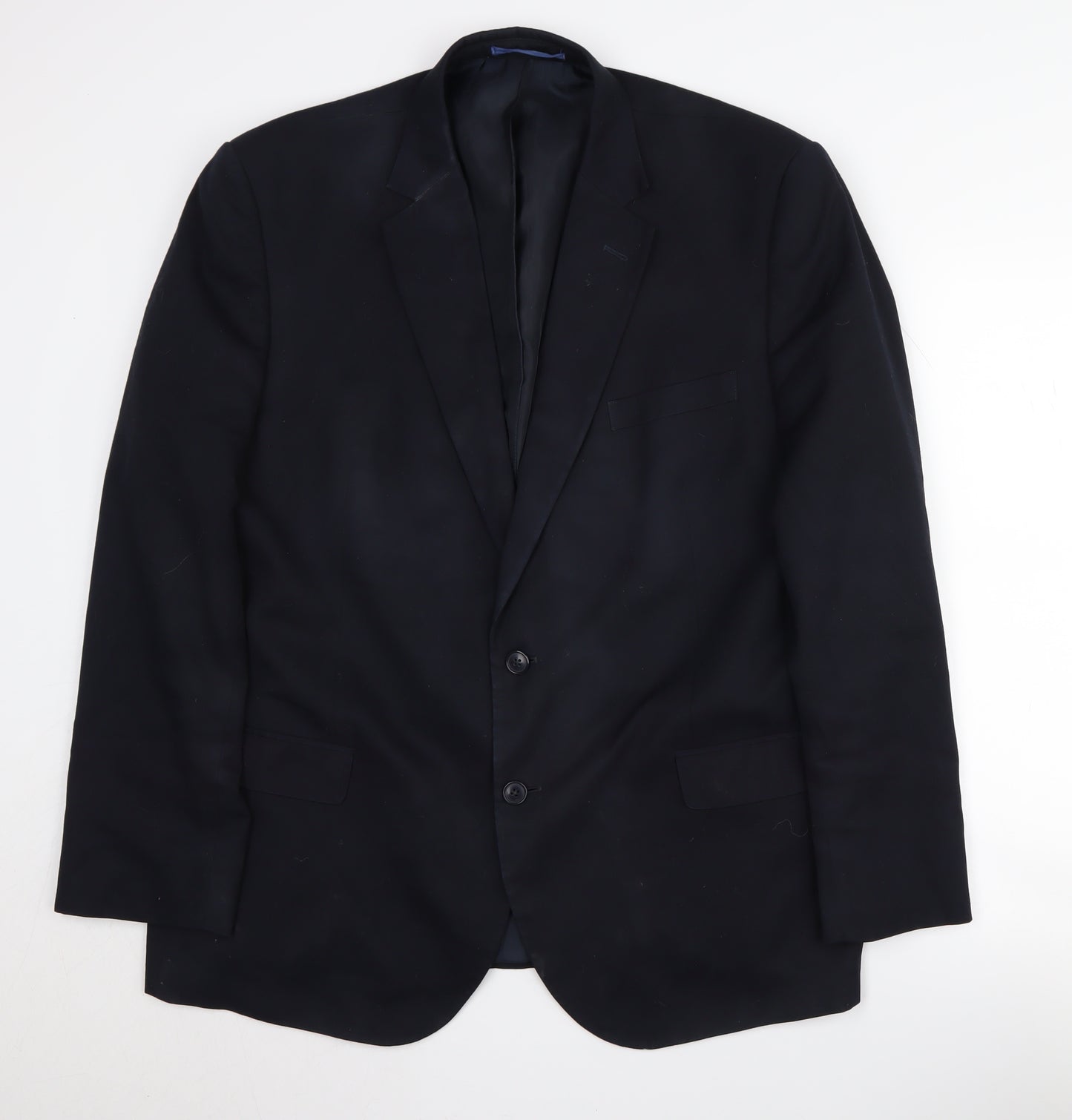 Marks and Spencer Men's Blue Blazer 46 Regular Fit