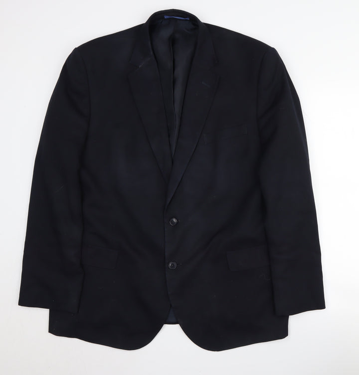 Marks and Spencer Men's Blue Blazer 46 Regular Fit