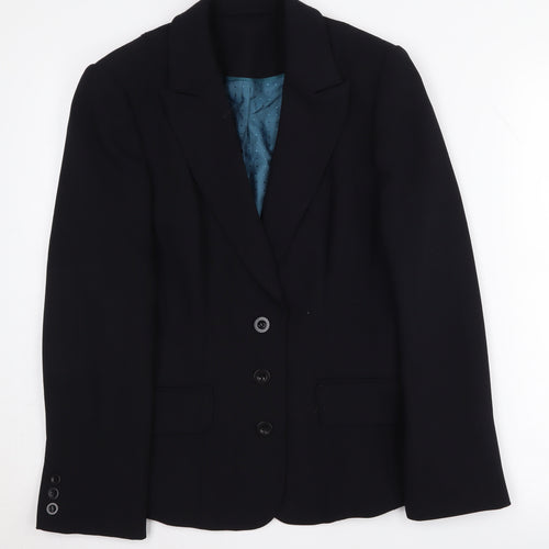 Austin Reed Women's Black Blazer, Size 10, Classic Fit