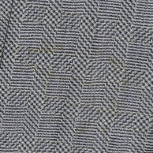 H&M Men's Grey Blazer Size 42 Check Pattern