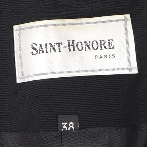 Saint-Honore Women's Black Suit Jacket Size 10