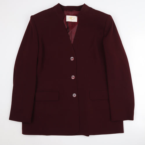 Country Casuals Women’s Red Blazer Size 18 Formal