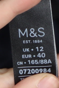 Marks and Spencer Women's Blue Blazer, Size 12