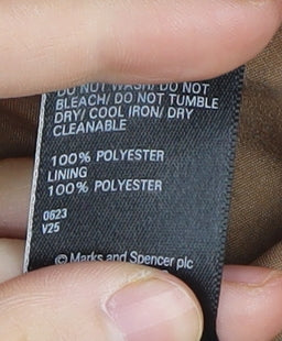 Marks and Spencer Women's Beige Overcoat Size 18