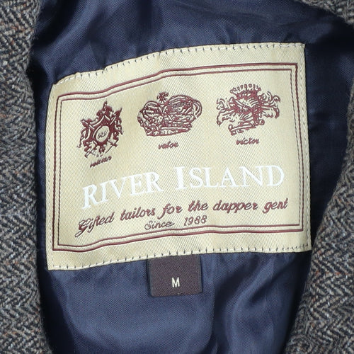 River Island Men's Brown Military Jacket - M