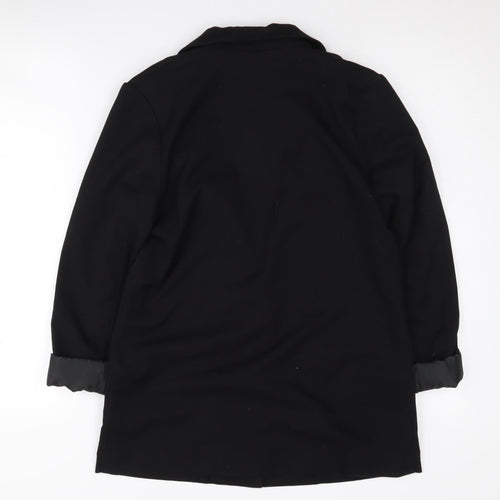 H&M Women's Black Blazer Size 8 Notch Lapel