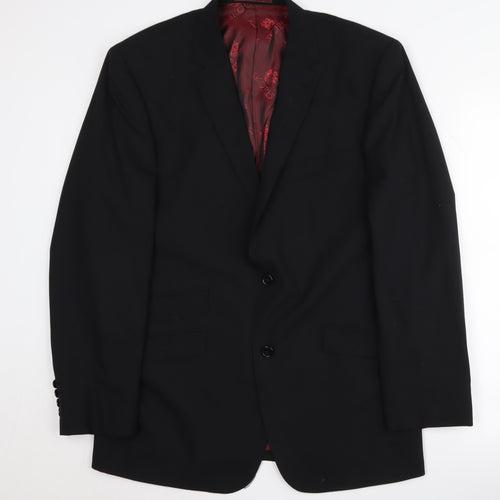 Skopes Men's Black Wool Blazer 40R - Formal Jacket
