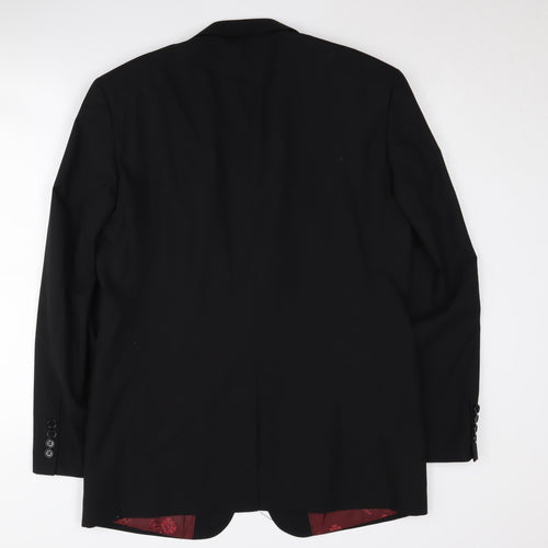 Skopes Men's Black Wool Blazer 40R - Formal Jacket