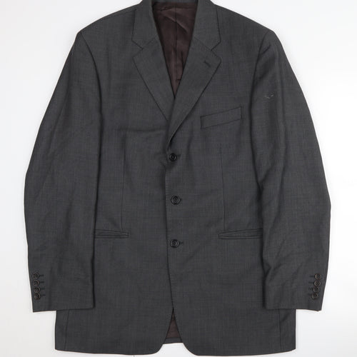 Austin Reed Men's Grey 42 Long Blazer Jacket