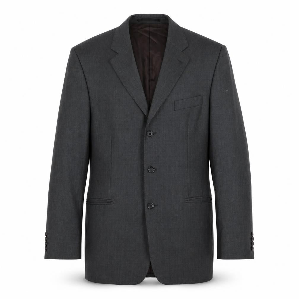 Front view of Austin Reed Men's Grey 42 Long Blazer Jacket