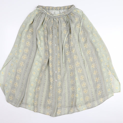 Marks and Spencer Women's Floral Pleated Skirt UK 12