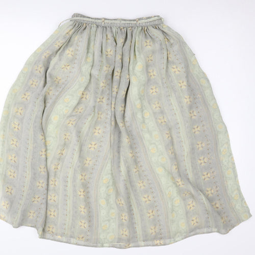 Marks and Spencer Women's Floral Pleated Skirt UK 12