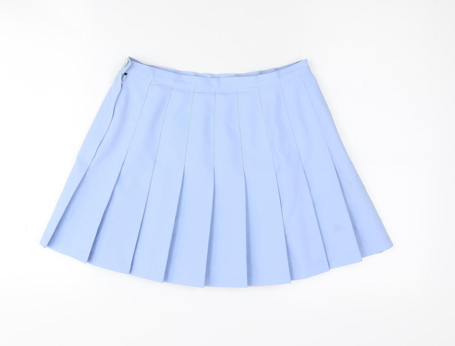 Marks and Spencer Women's Blue Pleated Skirt Size 12