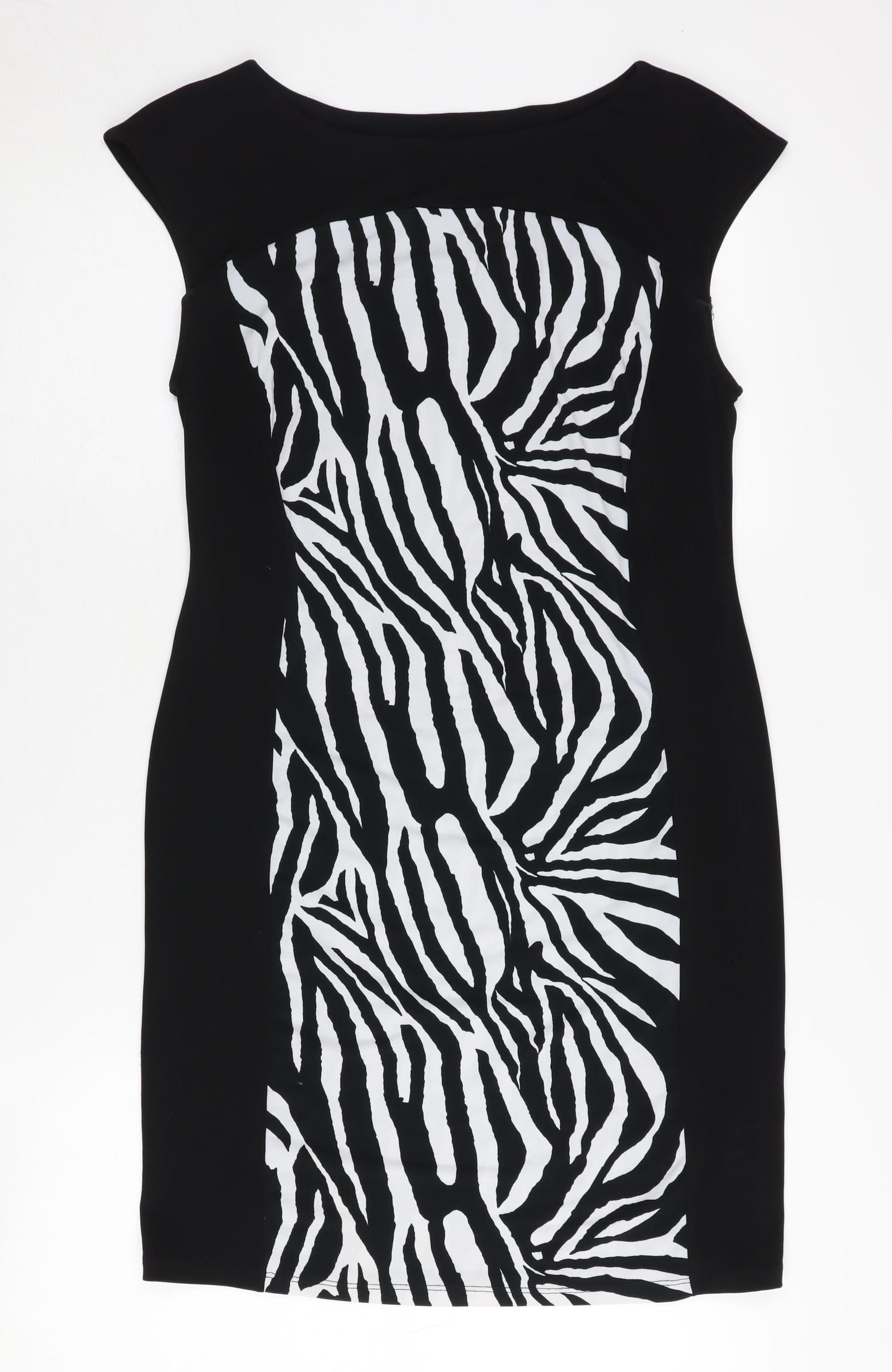 Wallis Women's Black Sheath Dress, Size 12, Petite