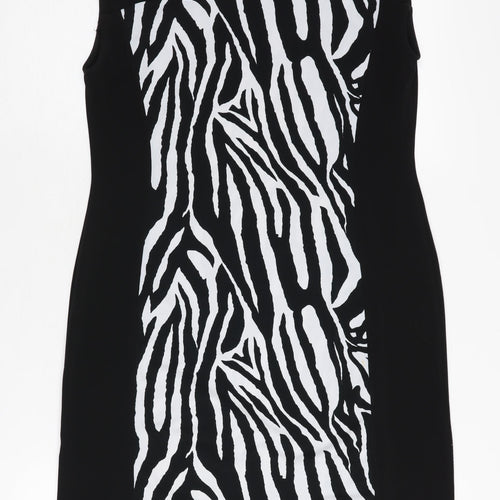 Wallis Women's Black Sheath Dress, Size 12, Petite