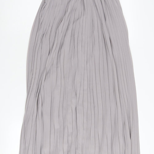 TFNC London Grey Sleeveless Maxi Dress - Size 10