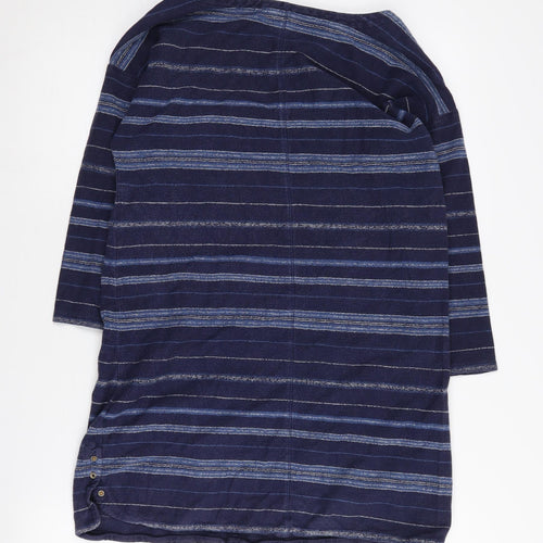 White Stuff Women's Blue Striped Tunic Size 8