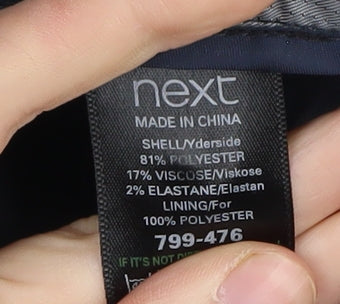 Next Women's Black Pencil Skirt Size 10L for Business or Casual