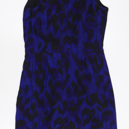 Phase Eight Women's Blue Floral Sleeveless Dress