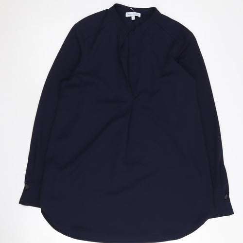 Warehouse Women's Blue Long Sleeve Blouse Size 8