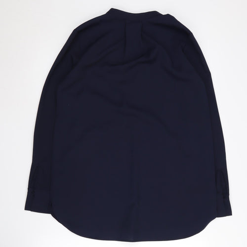 Warehouse Women's Blue Long Sleeve Blouse Size 8
